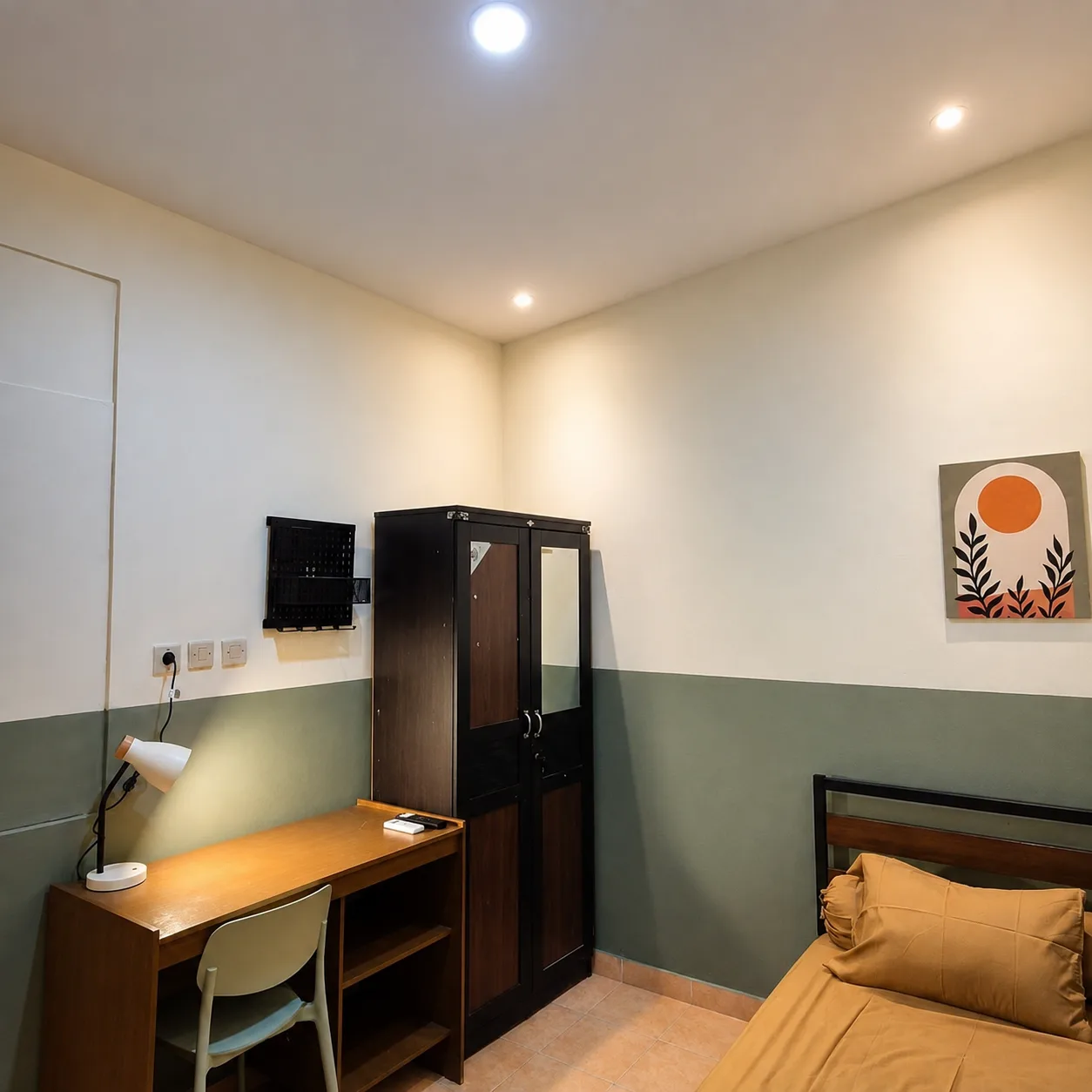 Thumbnail kamar single Nvansa Living dengan meja kerja